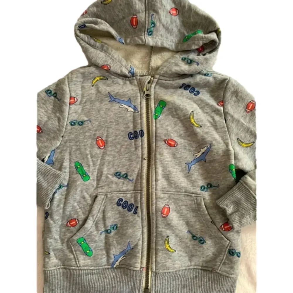Old Navy Cool Fleece I terrines Hooded & Zippered Jacket Size 5T